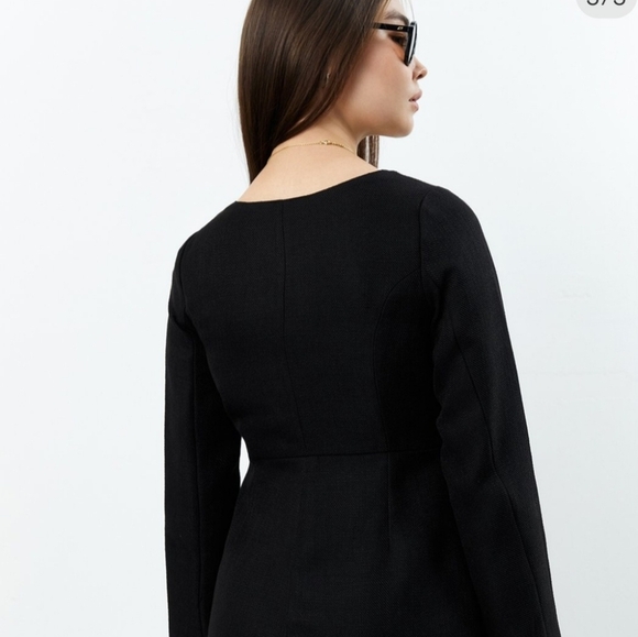 Romper,Pomelo Long Sleeves black -with golden chain and diamond buttons xxs - Picture 5 of 5